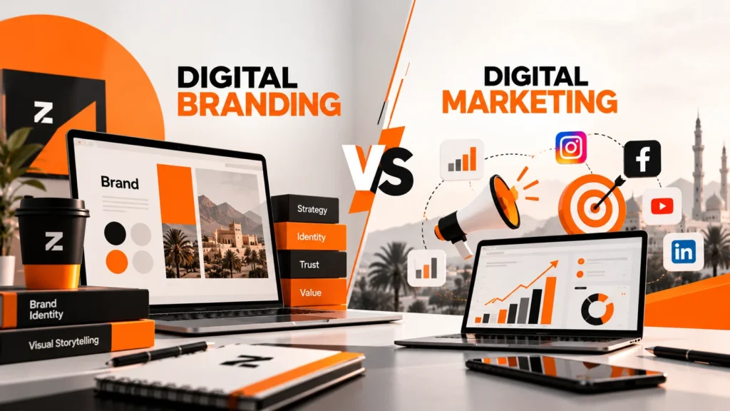 Digital Branding vs Digital Marketing